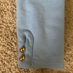 Janie and Jack, gold button detail, ponte pants